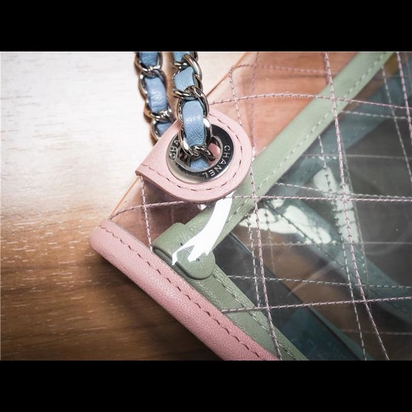 SOLD！Brand new Chanel pvc CF bag large - Picture 3 of 5